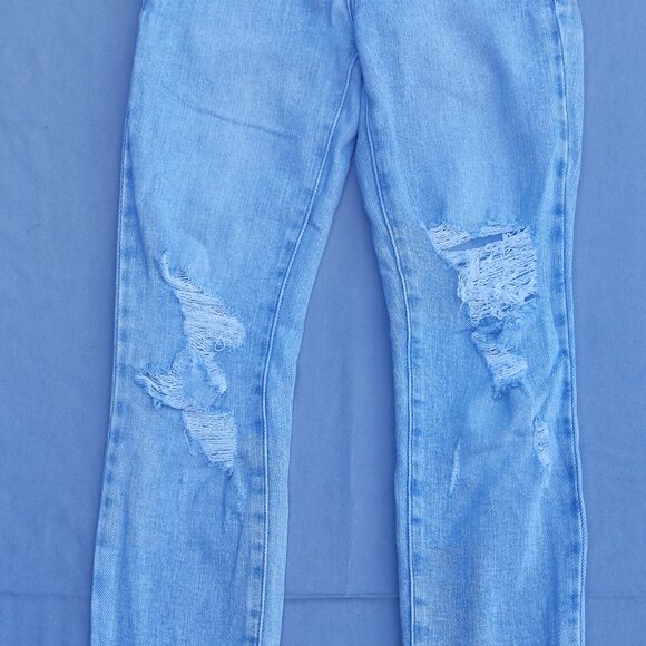 Vintage Marciano Stiletto No 97 jeans women's size 25 hard washed denim blue - Picture 9 of 16